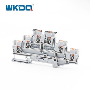 Triple-Level Push-In Terminal Block